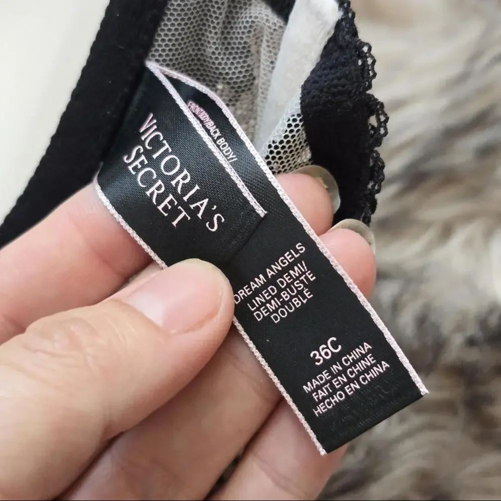 Victorias Secret Black & Nude Lace Bra - Picture 4 of 4